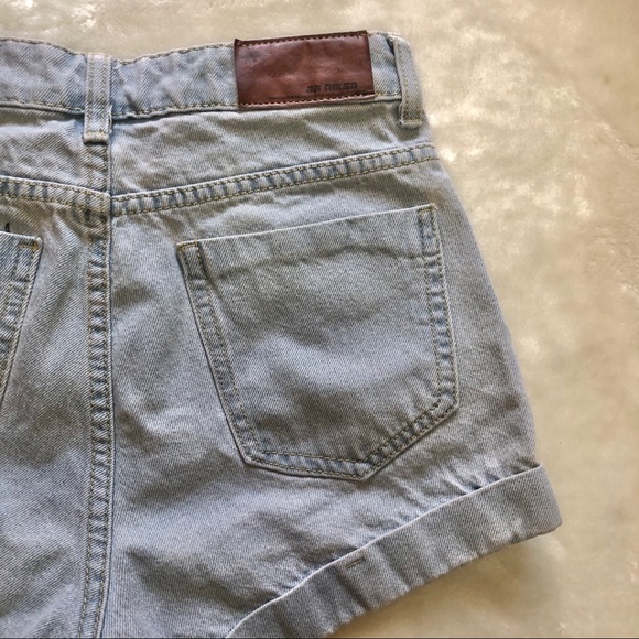 SR NIKSD High Rise Light-Wash Denim Jean Shorts Size 26 - Picture 4 of 7